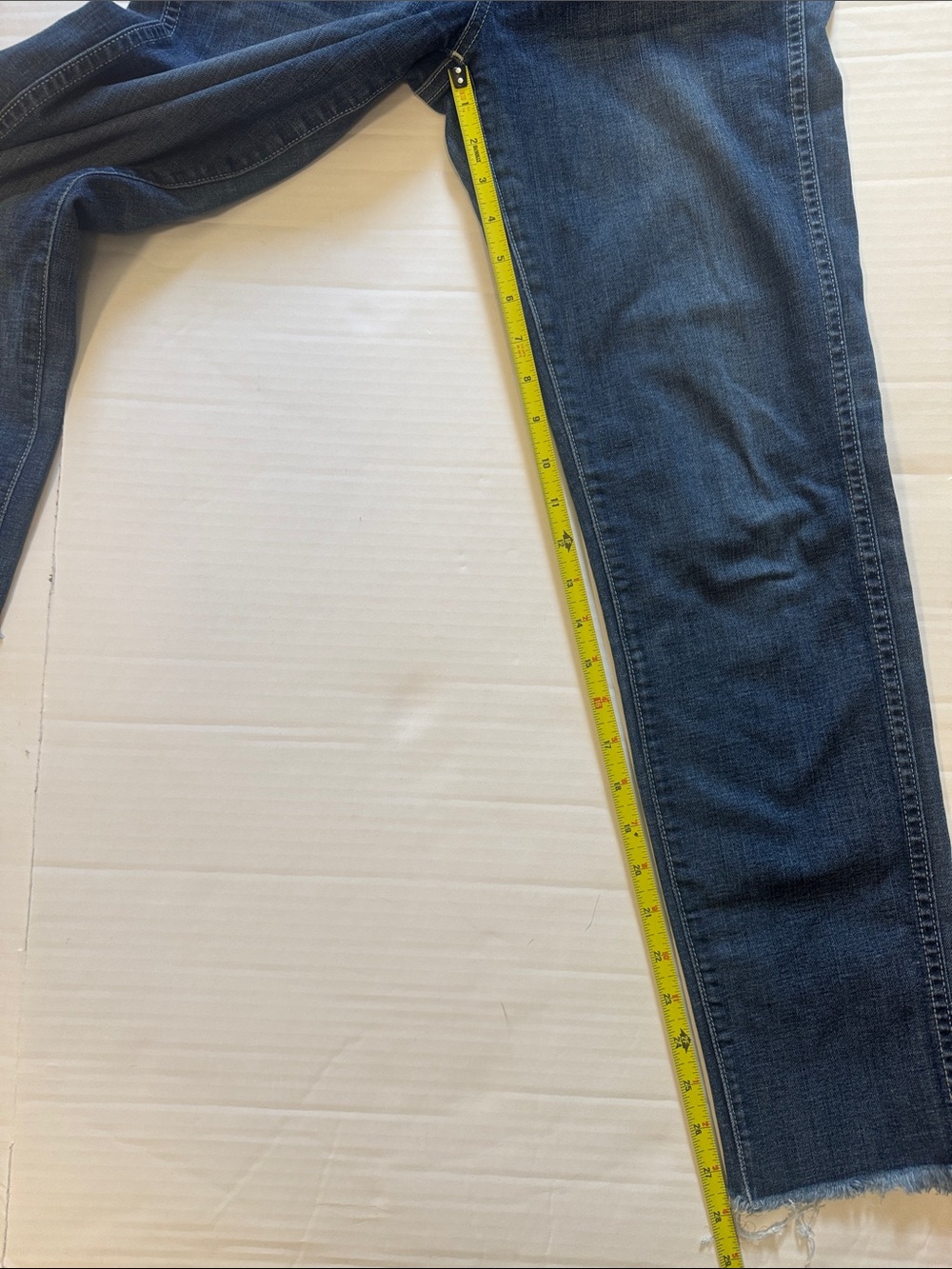 Madewell Straight-Leg Jeans in Dark Blue Denim - Picture 9 of 11